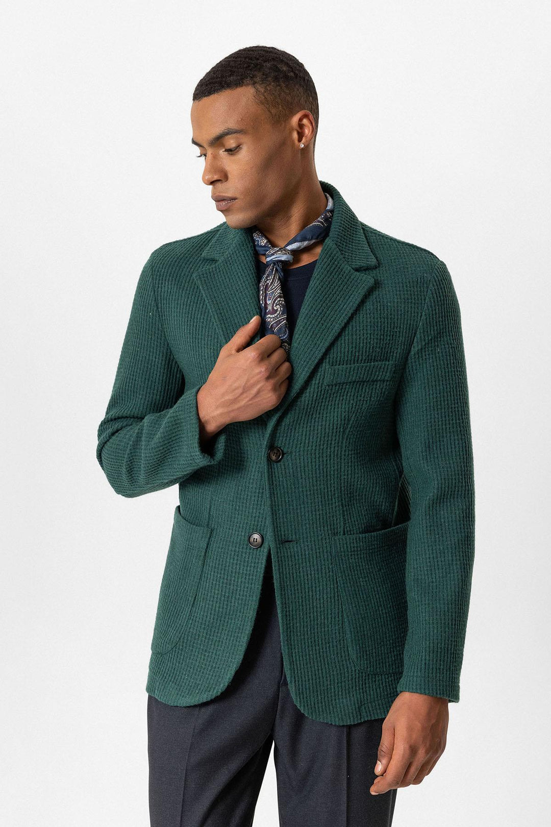 ANT Knitted Textured Men's Jacket - Brookhaven