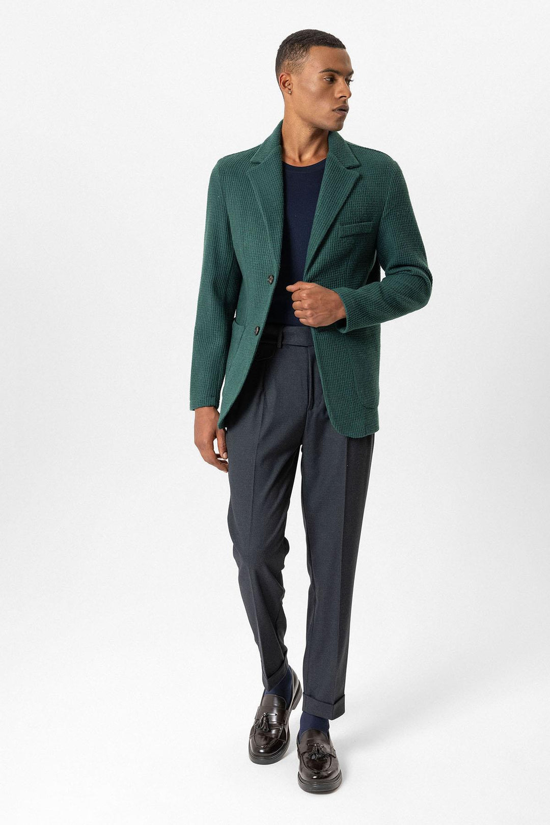 ANT Knitted Textured Men's Jacket - Brookhaven