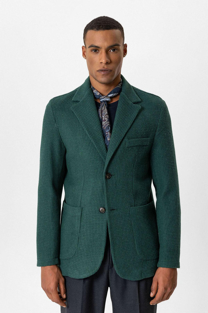 ANT Knitted Textured Men's Jacket - Brookhaven