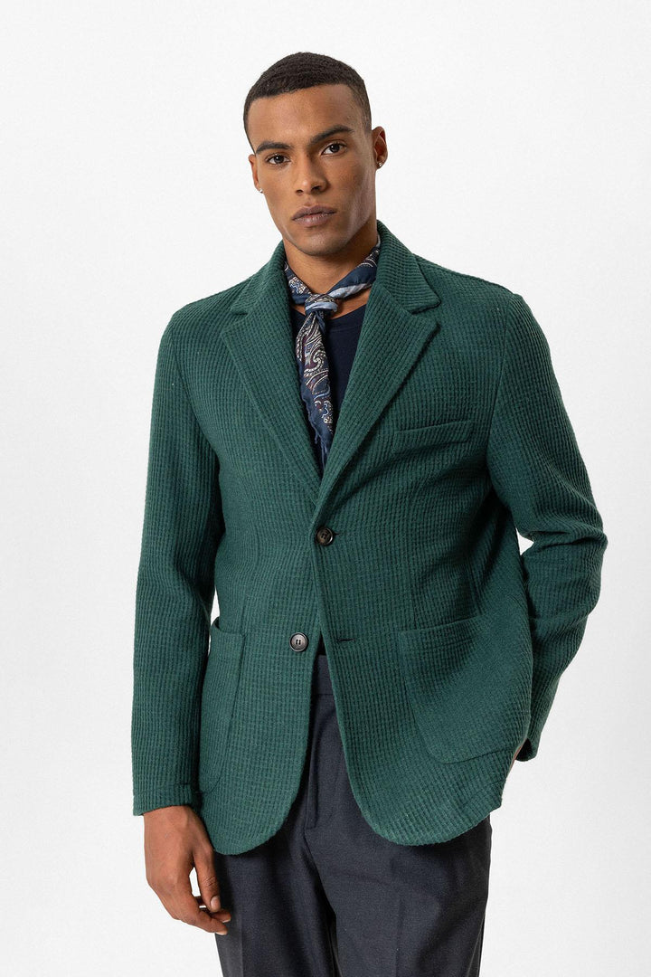 ANT Knitted Textured Men's Jacket - Brookhaven