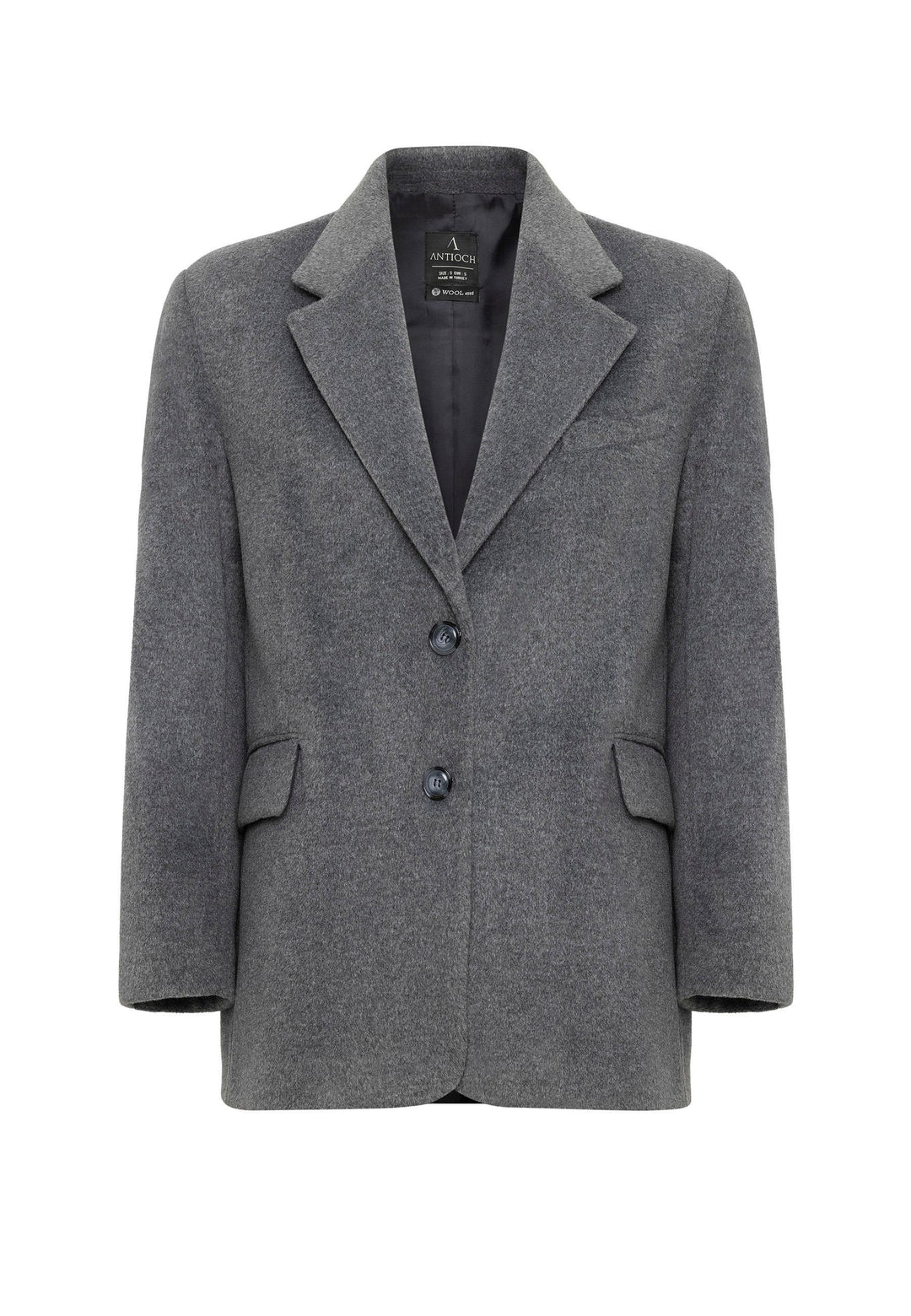 ANT Antioch Anthracite Women's Wool Blend Blazer Jacket - Jonesboro