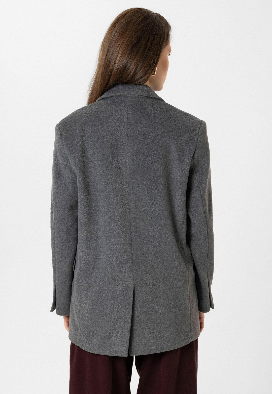 ANT Antioch Anthracite Women's Wool Blend Blazer Jacket - Jonesboro