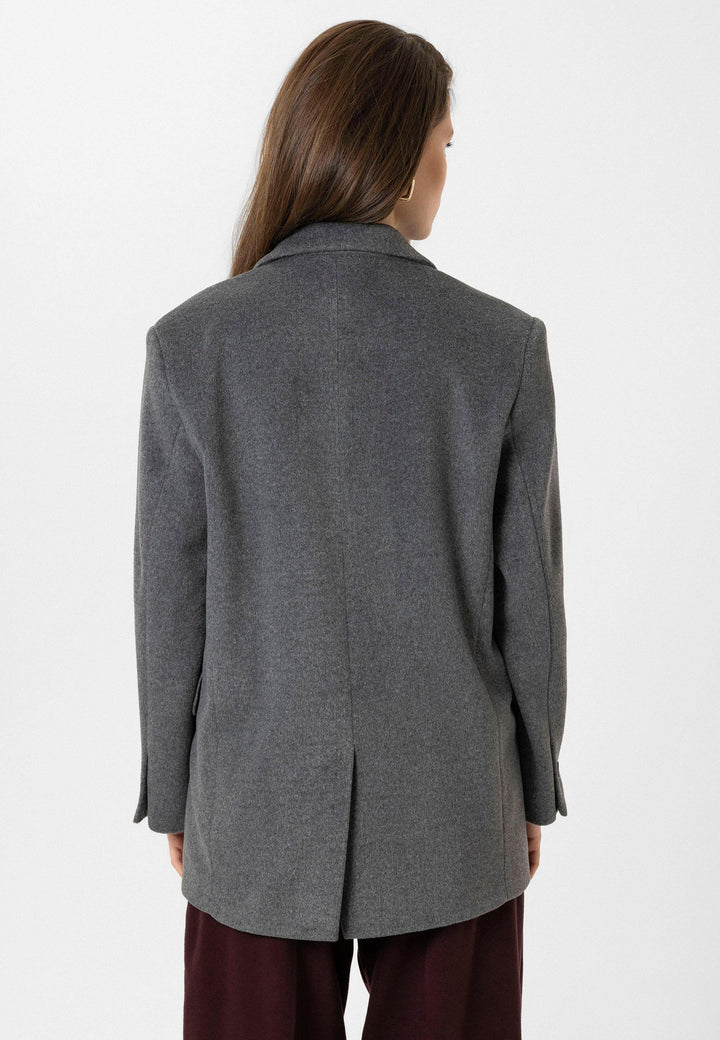 ANT Antioch Anthracite Women's Wool Blend Blazer Jacket - Jonesboro