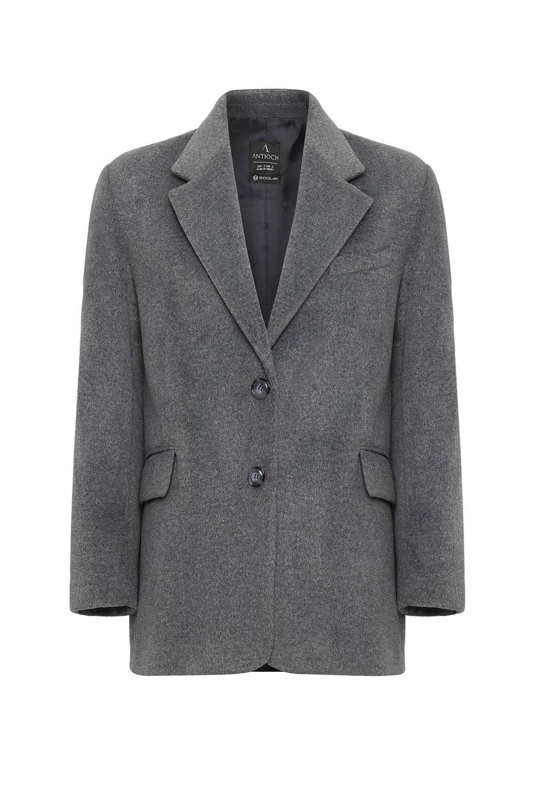 ANT Antioch Anthracite Women's Wool Blend Blazer Jacket - Jonesboro