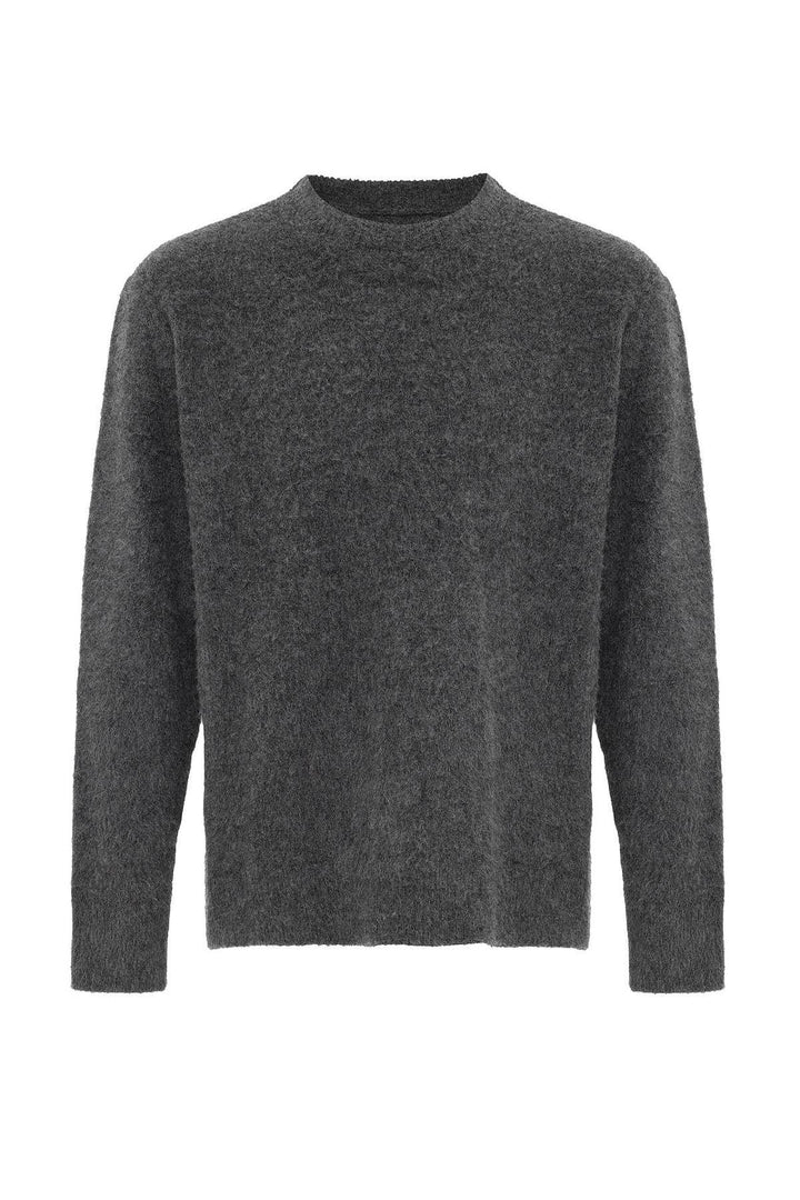 ANT Antioch Anthracite Soft Textured Men's Sweater - Orange
