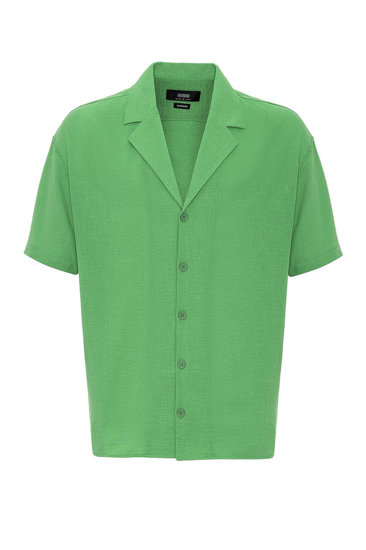 ANT Oversized Short Sleeve Men's Shirt with Apach Collar - Hrodna