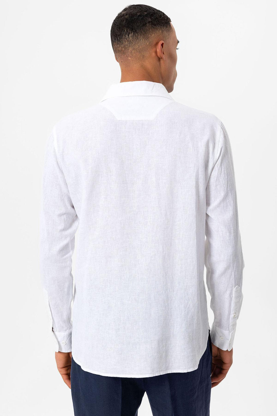 ANT Open Collar Men's Shirt with Button Closure - Exeter