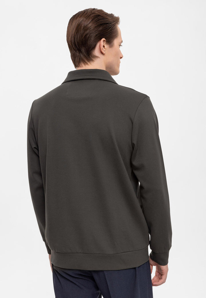 ANT Camp  Collar Regular Fit Long Sleeve Sweater - Galátsi