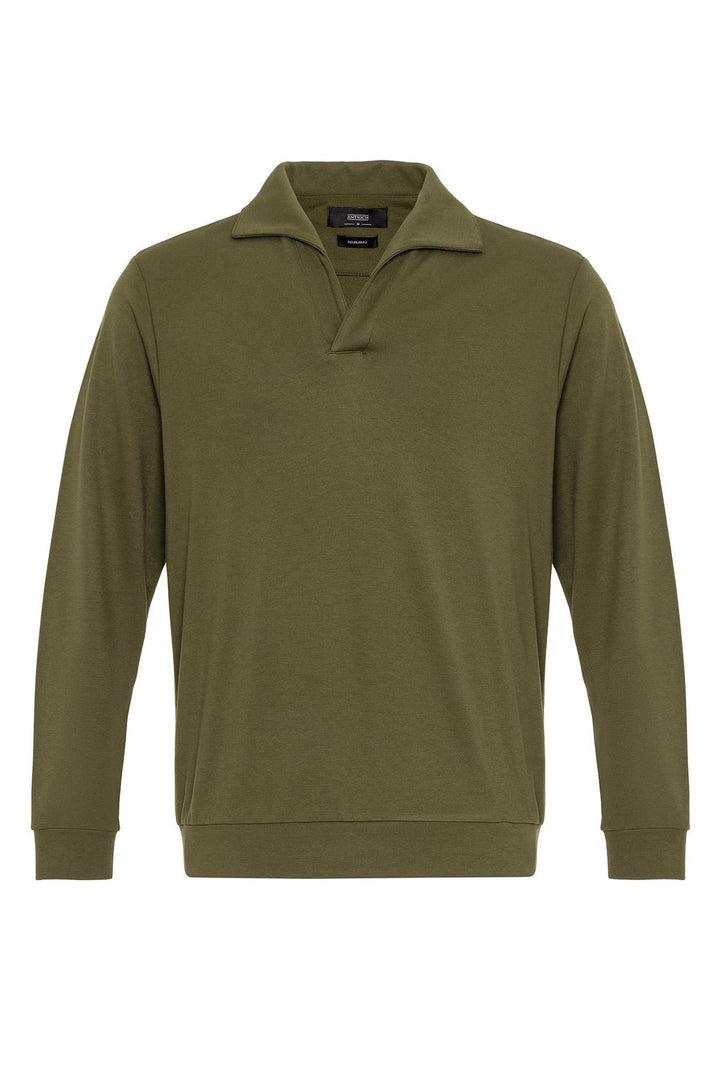 ANT Camp  Collar Regular Fit Long Sleeve Sweater - Pittsburg