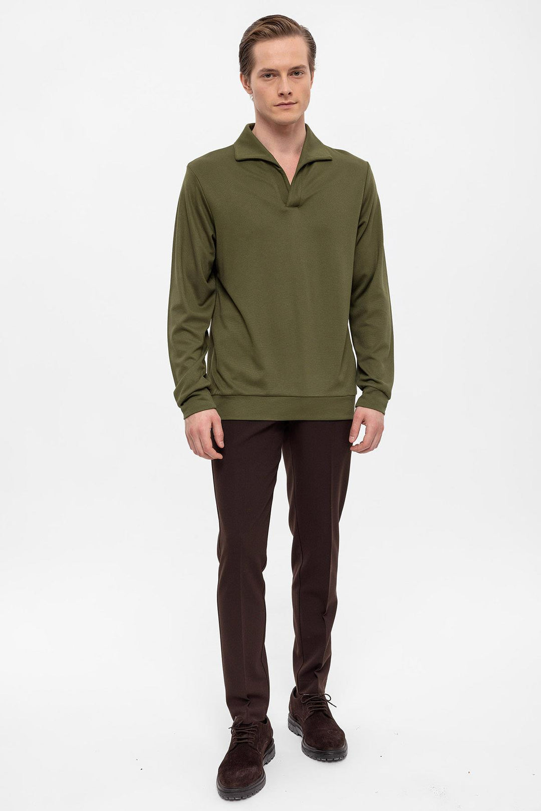 ANT Camp  Collar Regular Fit Long Sleeve Sweater - Pittsburg