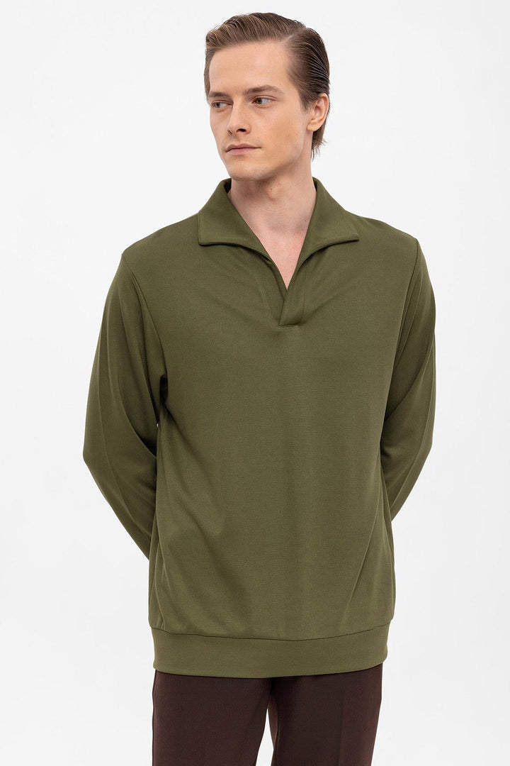 ANT Camp  Collar Regular Fit Long Sleeve Sweater - Pittsburg