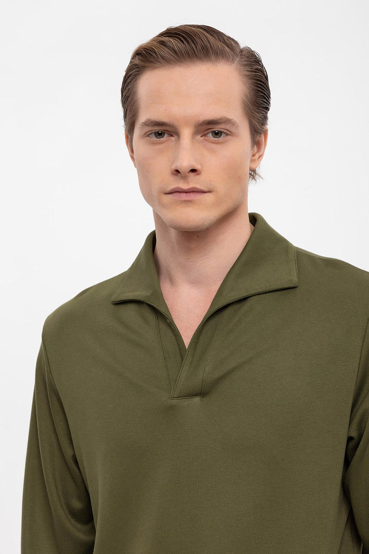 ANT Camp  Collar Regular Fit Long Sleeve Sweater - Pittsburg