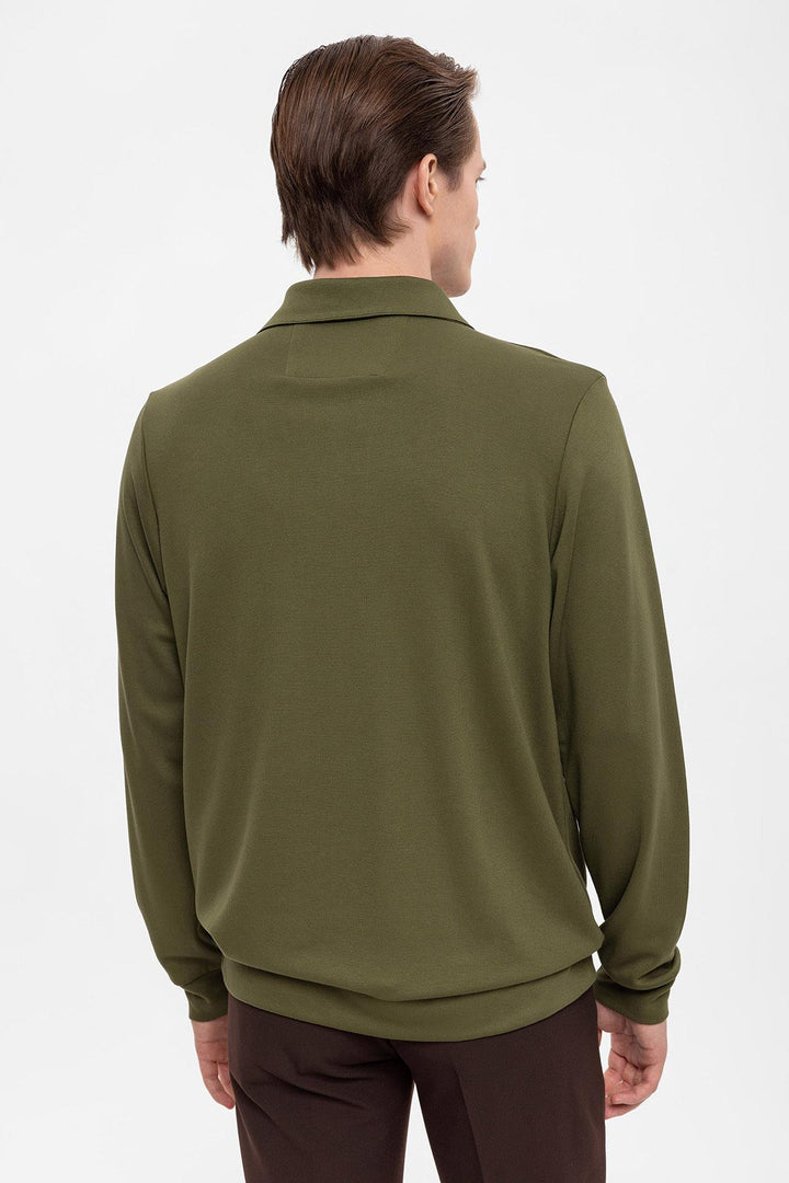 ANT Camp  Collar Regular Fit Long Sleeve Sweater - Pittsburg