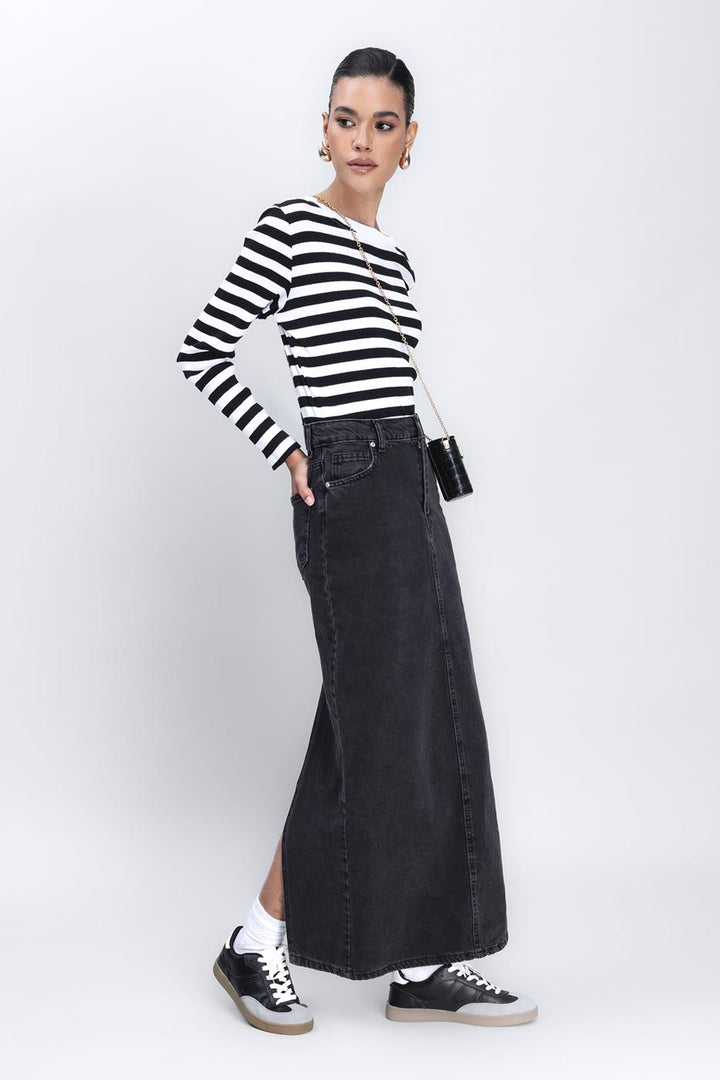 BSL Women Long Back Slit Maxi Pencil Skirt - Bietigheim-Bissingen