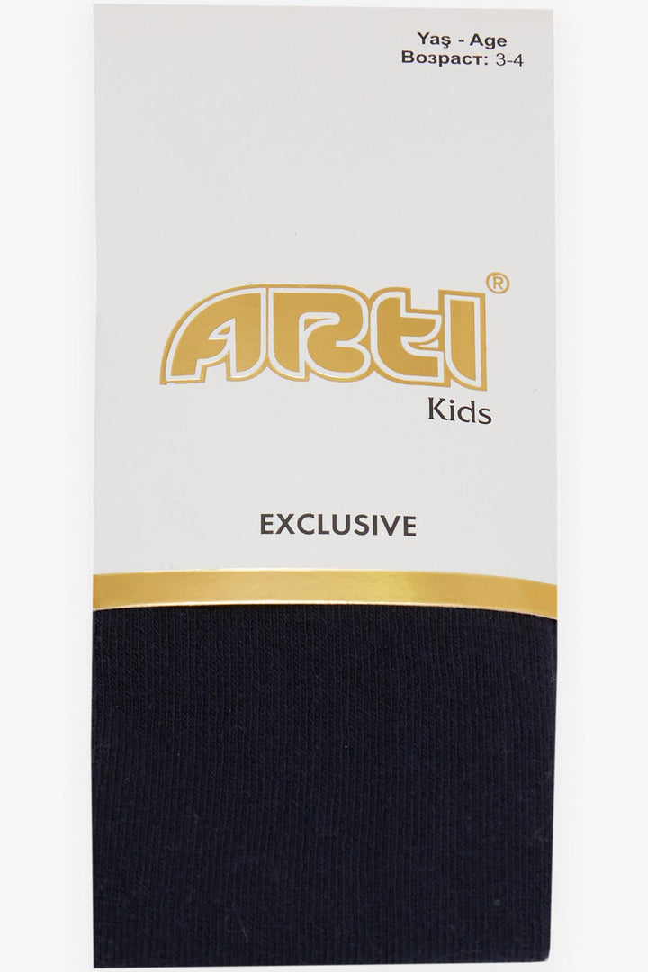 BRE Plus Girl Child Tights Basic 1-6 Years, Navy Blue - Merrillville