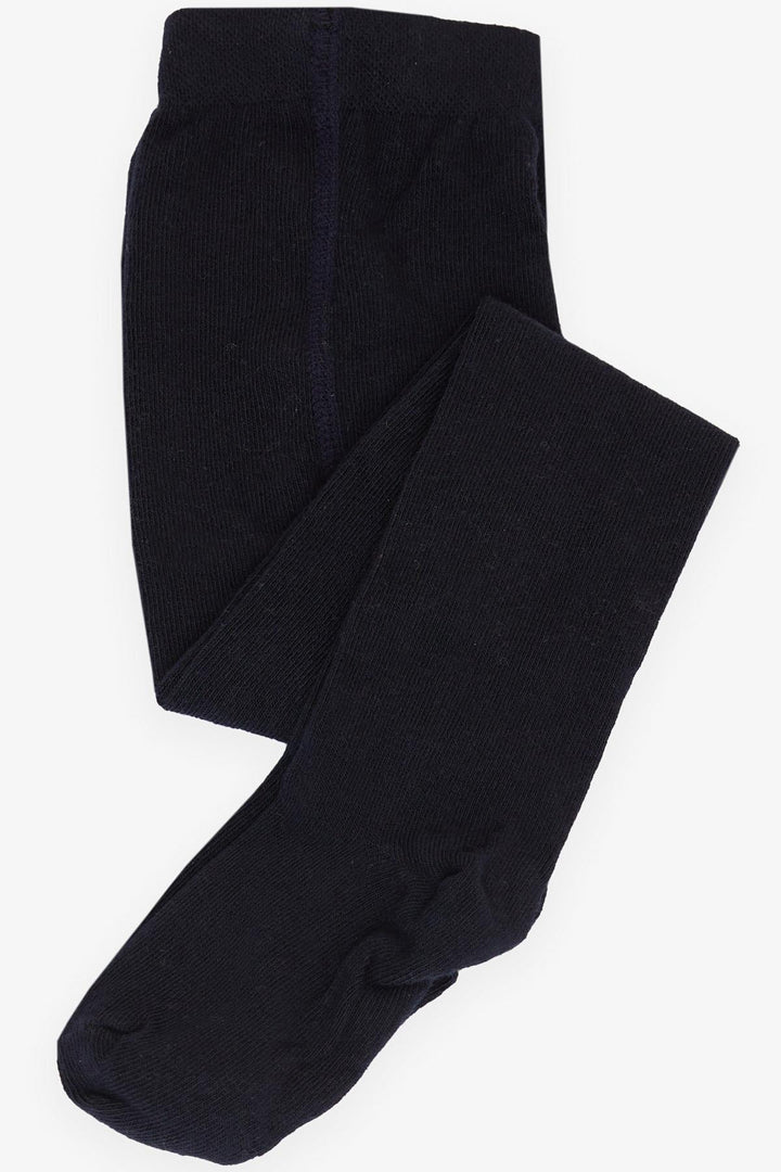 BRE Plus Girl Child Tights Basic 1-6 Years, Navy Blue - Merrillville