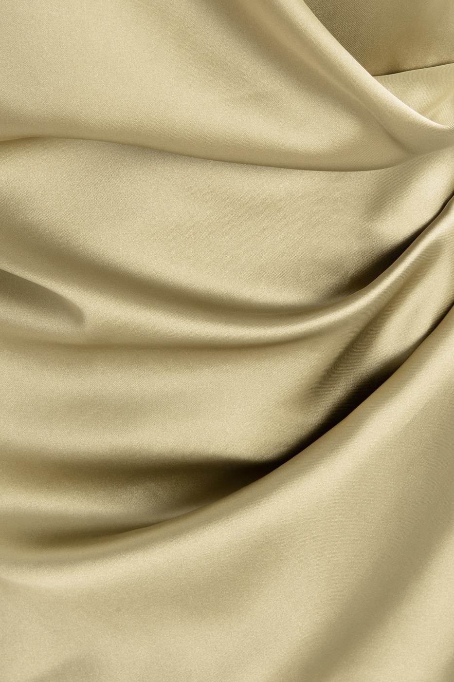 BSL Women Satin Dress with Asymmetrical Skirt Detail - Pinellas Park