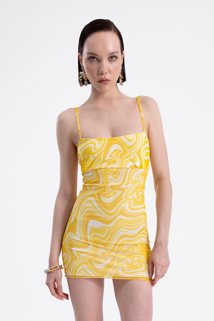 BSL Women Strapped Tight Mini Dress - Villenave-d’Ornon