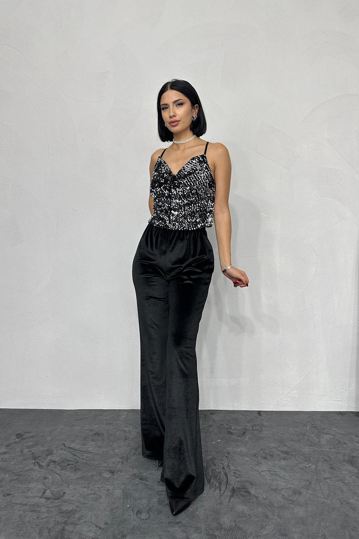 ELS Strappy Drape Blouse - Silver - Scandicci