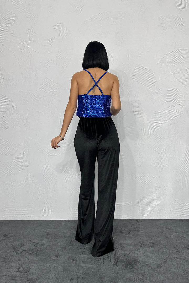 ELS Strappy Dégagé Blouse - Sax - Willich