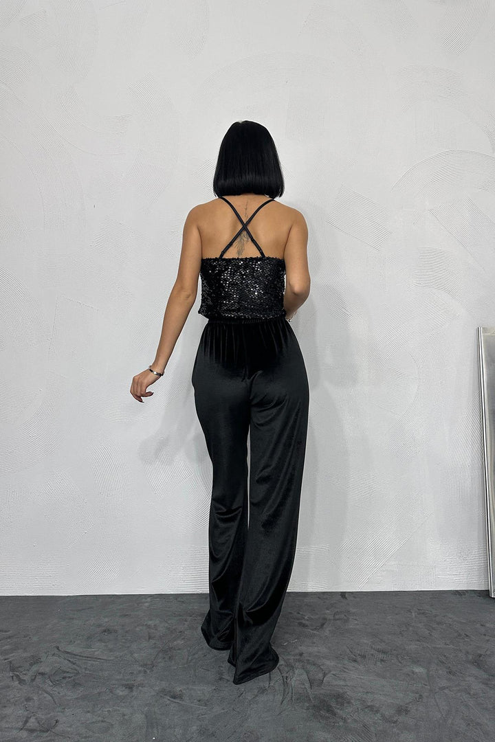 ELS Strappy Cutout Blouse - Black - Puyallup
