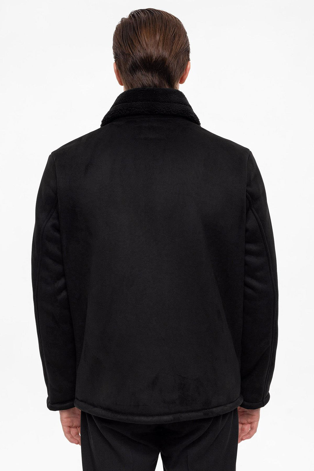 ANT Lining Detailed Suede Coat - Vigevano