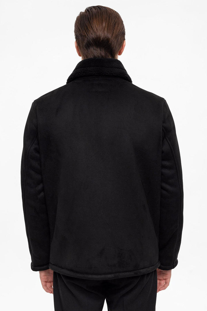 ANT Lining Detailed Suede Coat - Vigevano