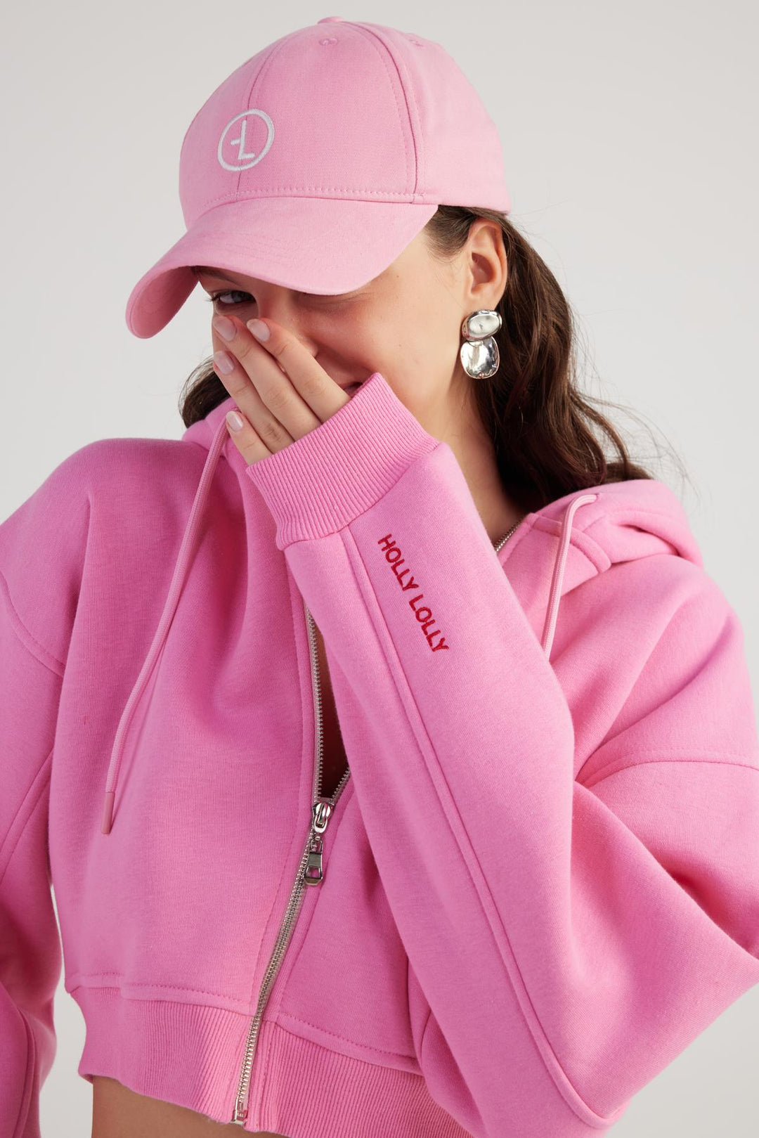 HLLY Women Mixed Sweatshirt Pink - Pallíni