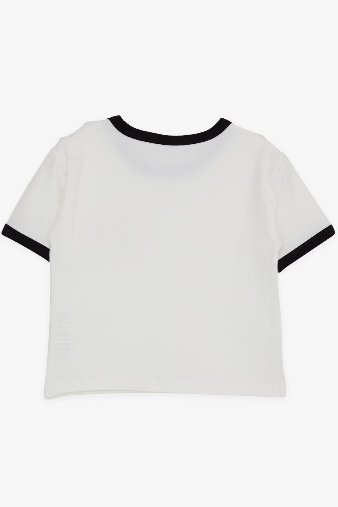 BRE Babely Girl Child T-shirt Crop Cartoon Character Kuromi & My Melody Printed 96 Years, Ecru - Tustin