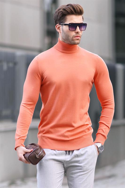 MDX Copper Fisherman Collar Men's Sweater 6809 - Rovigo