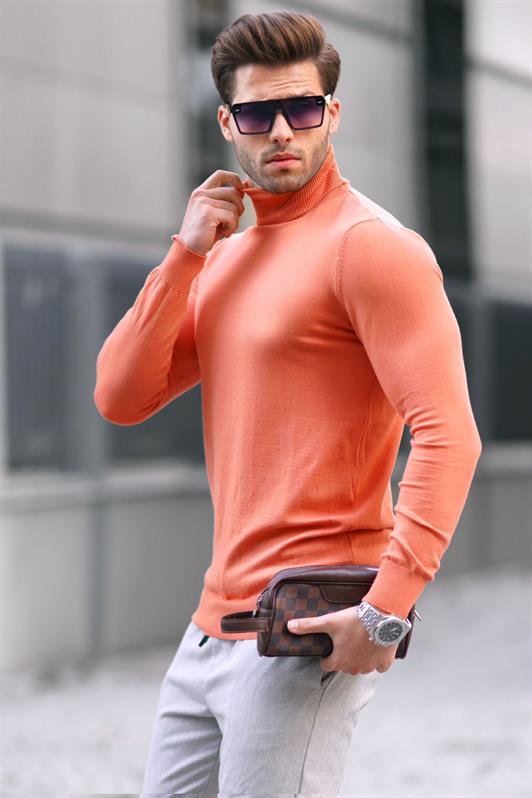 MDX Copper Fisherman Collar Men's Sweater 6809 - Rovigo