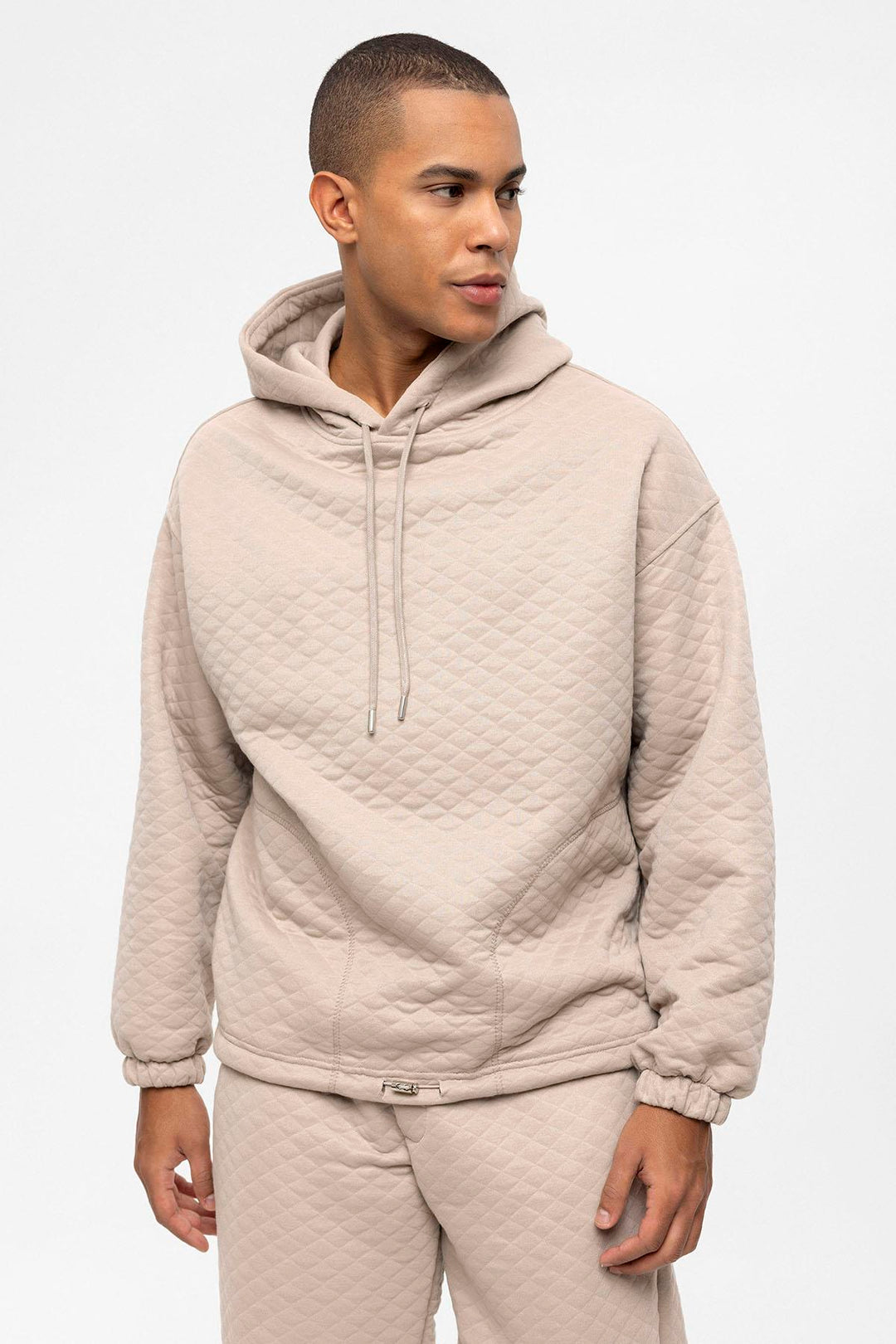 ANT Diamond Patterned Oversize Men's Tracksuit Set - Visalia