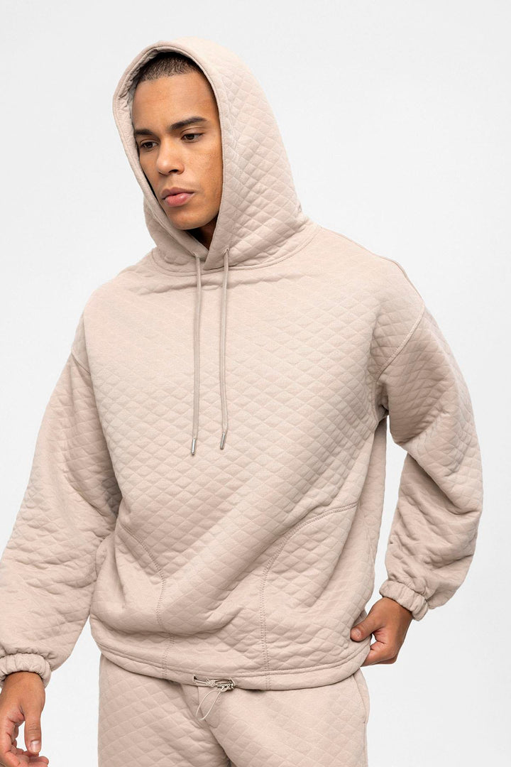 ANT Diamond Patterned Oversize Men's Tracksuit Set - Visalia