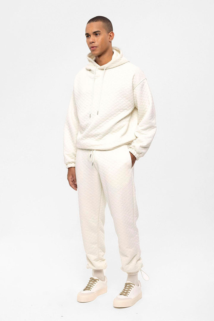 ANT Diamond Patterned Oversize Men's Tracksuit Set - Freehold