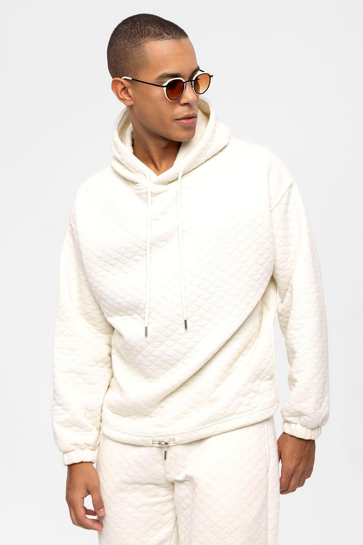ANT Diamond Patterned Oversize Men's Tracksuit Set - Freehold