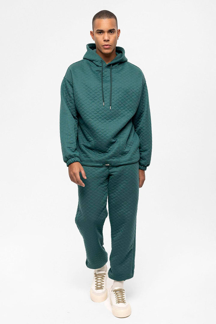 ANT Diamond Patterned Oversize Men's Tracksuit Set - Elmshorn