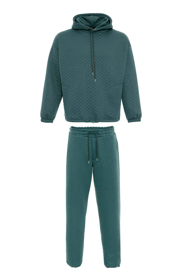 ANT Diamond Patterned Oversize Men's Tracksuit Set - Elmshorn