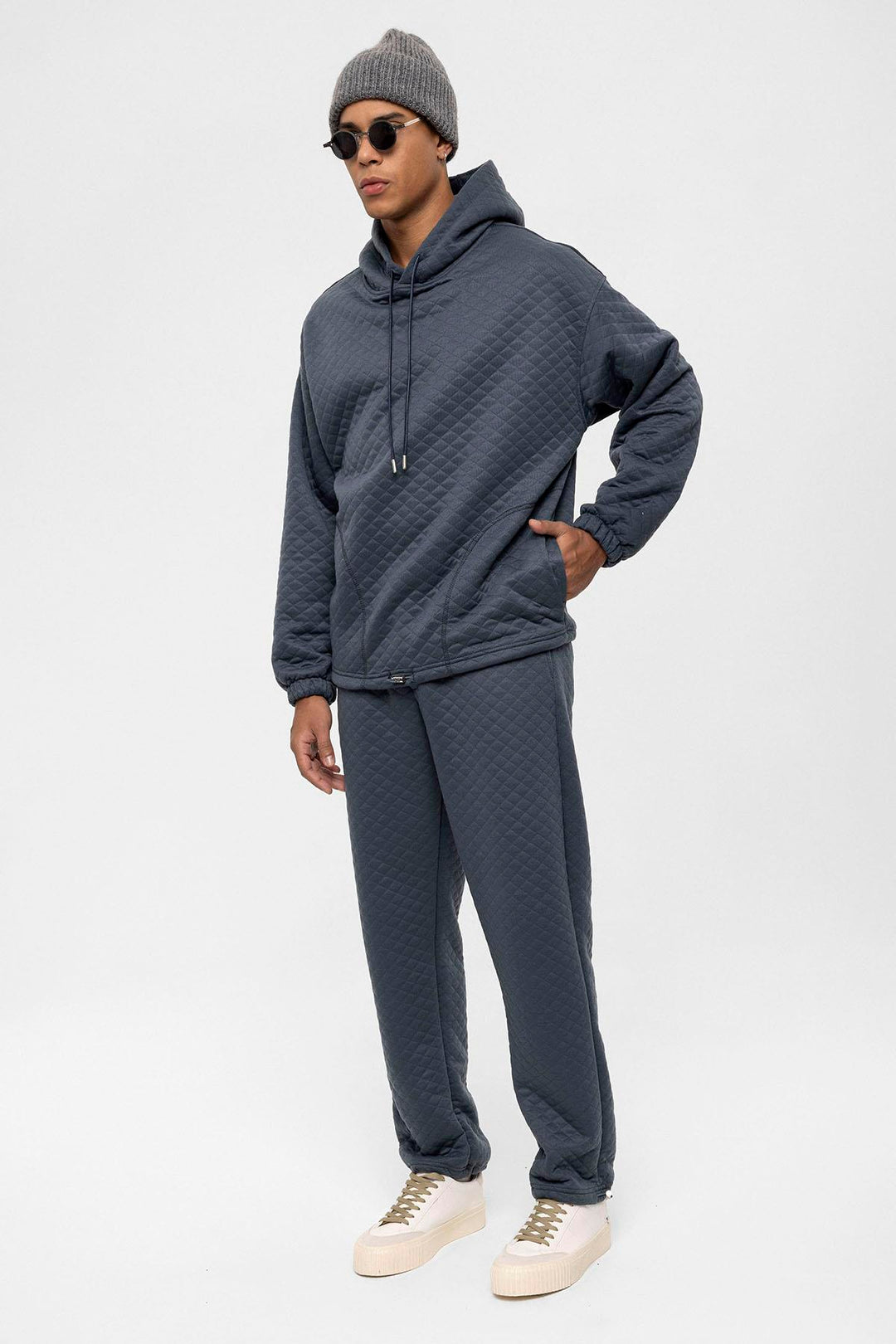 ANT Diamond Patterned Oversize Men's Tracksuit Set - Everett
