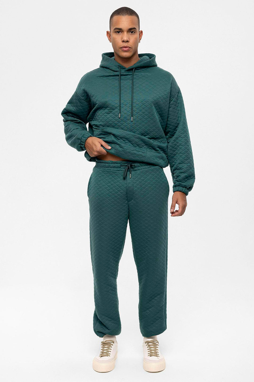 ANT Diamond Patterned Oversize Men's Tracksuit Set - Elmshorn