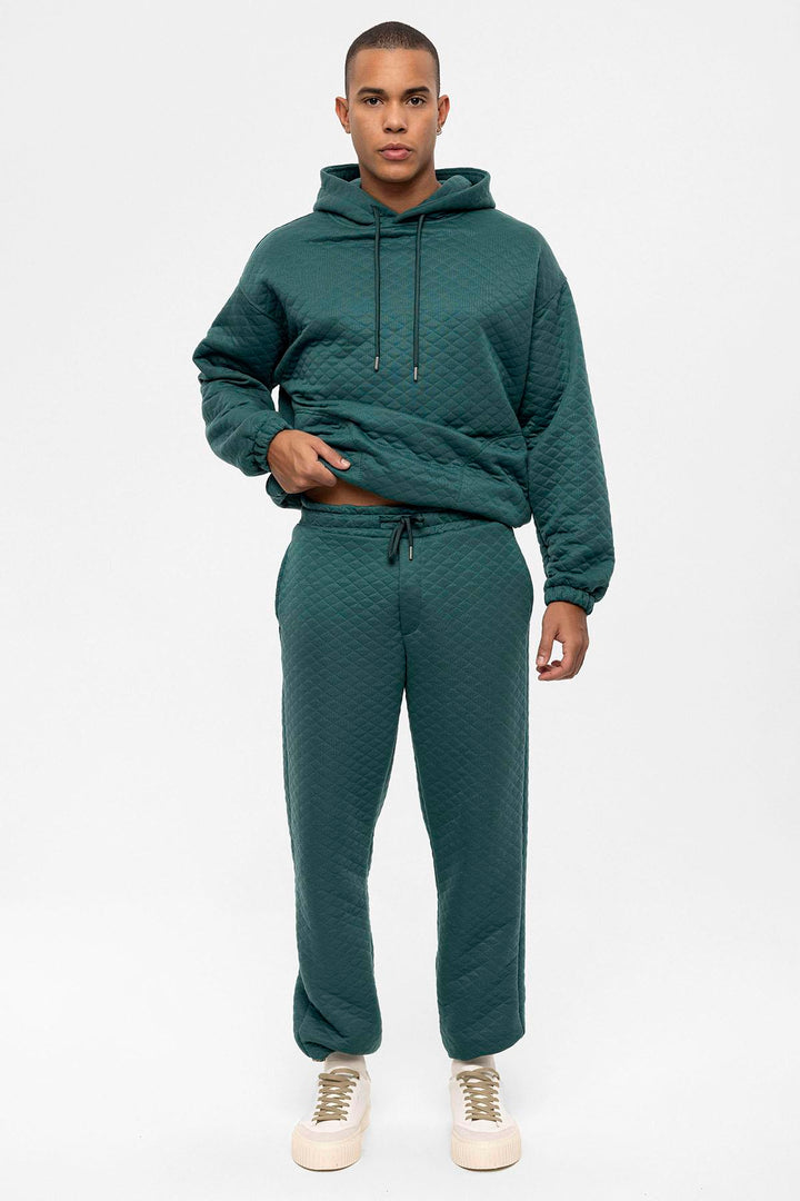 ANT Diamond Patterned Oversize Men's Tracksuit Set - Elmshorn