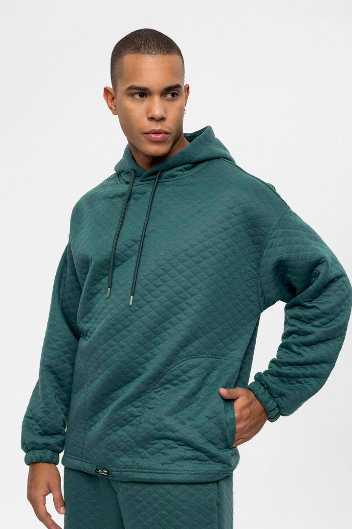 ANT Diamond Patterned Oversize Men's Tracksuit Set - Elmshorn
