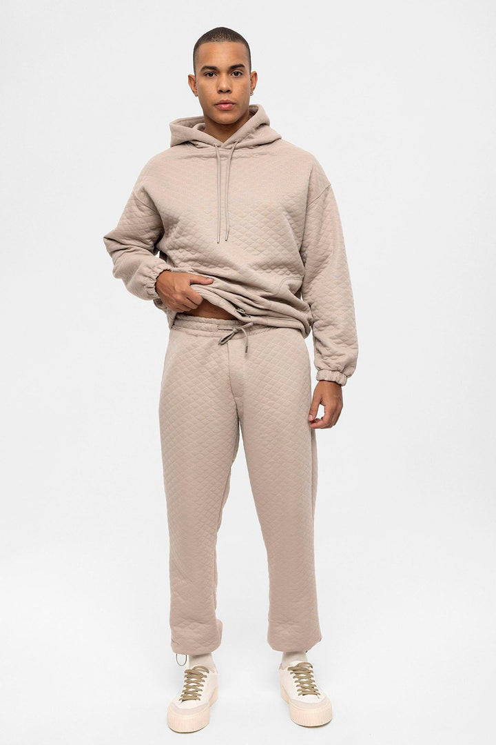 ANT Diamond Patterned Oversize Men's Tracksuit Set - Visalia