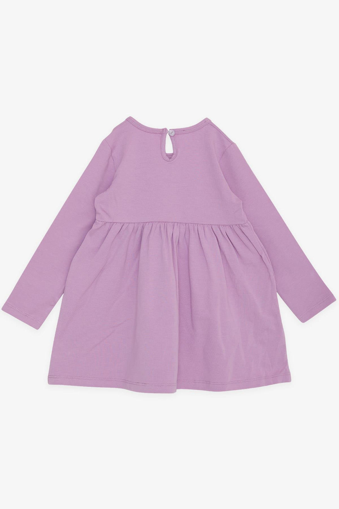 BRE Silly Girl Child Long Sleeve Dress Cute Princess Kitty Printed 1.5-5 Years, Lilac - Civitavecchia