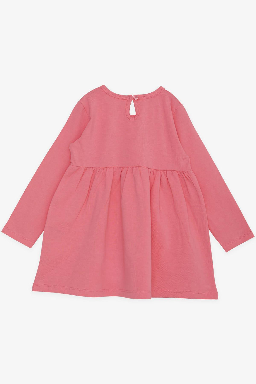 BRE Silly Girl Child Long Sleeve Dress Cute Princess Kitty Printed 1.5-5 Years, Pink - Santa Cruz