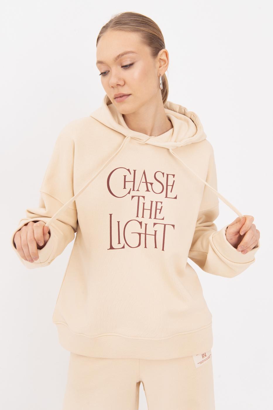 BSL Women Printed Hooded Sweatshirt - Council Bluffs
