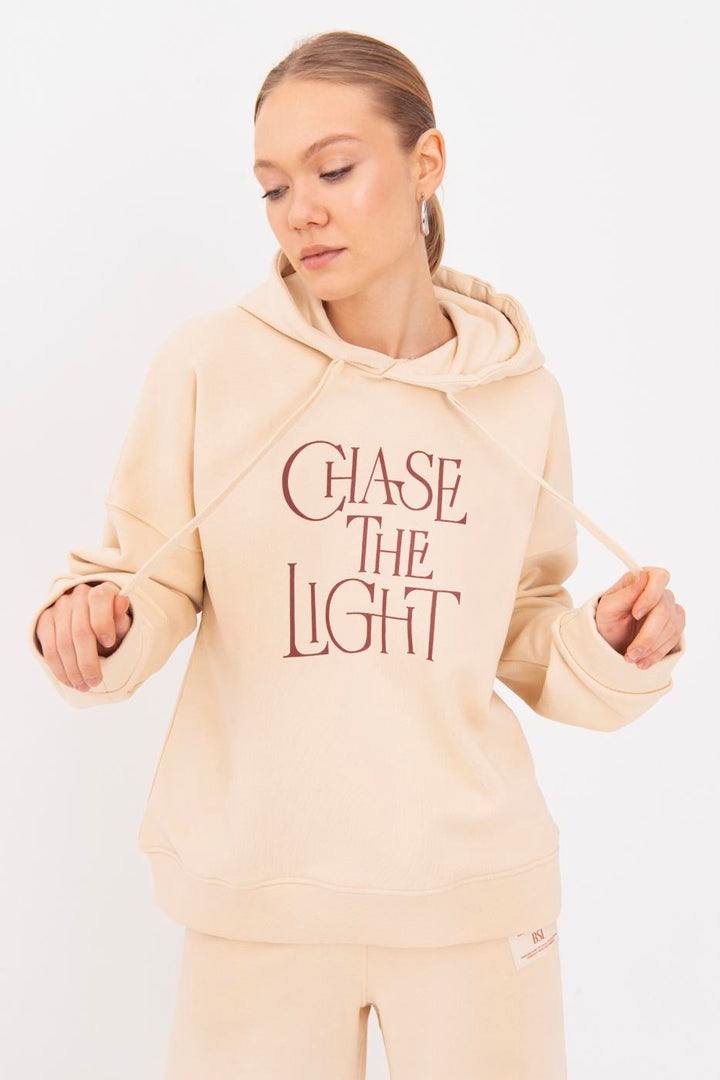 BSL Women Printed Hooded Sweatshirt - Council Bluffs