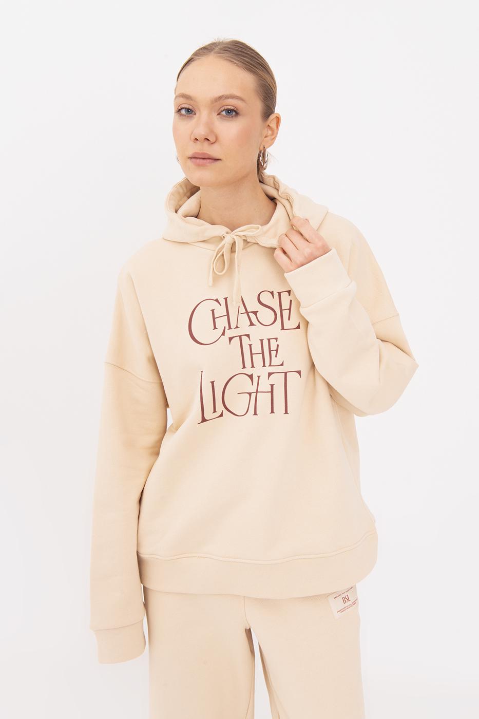 BSL Women Printed Hooded Sweatshirt - Council Bluffs