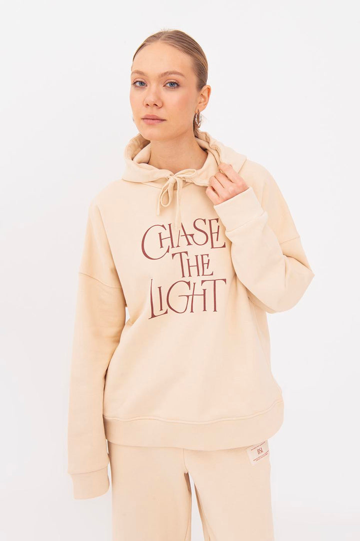 BSL Women Printed Hooded Sweatshirt - Council Bluffs