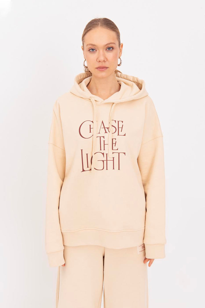 BSL Women Printed Hooded Sweatshirt - Council Bluffs