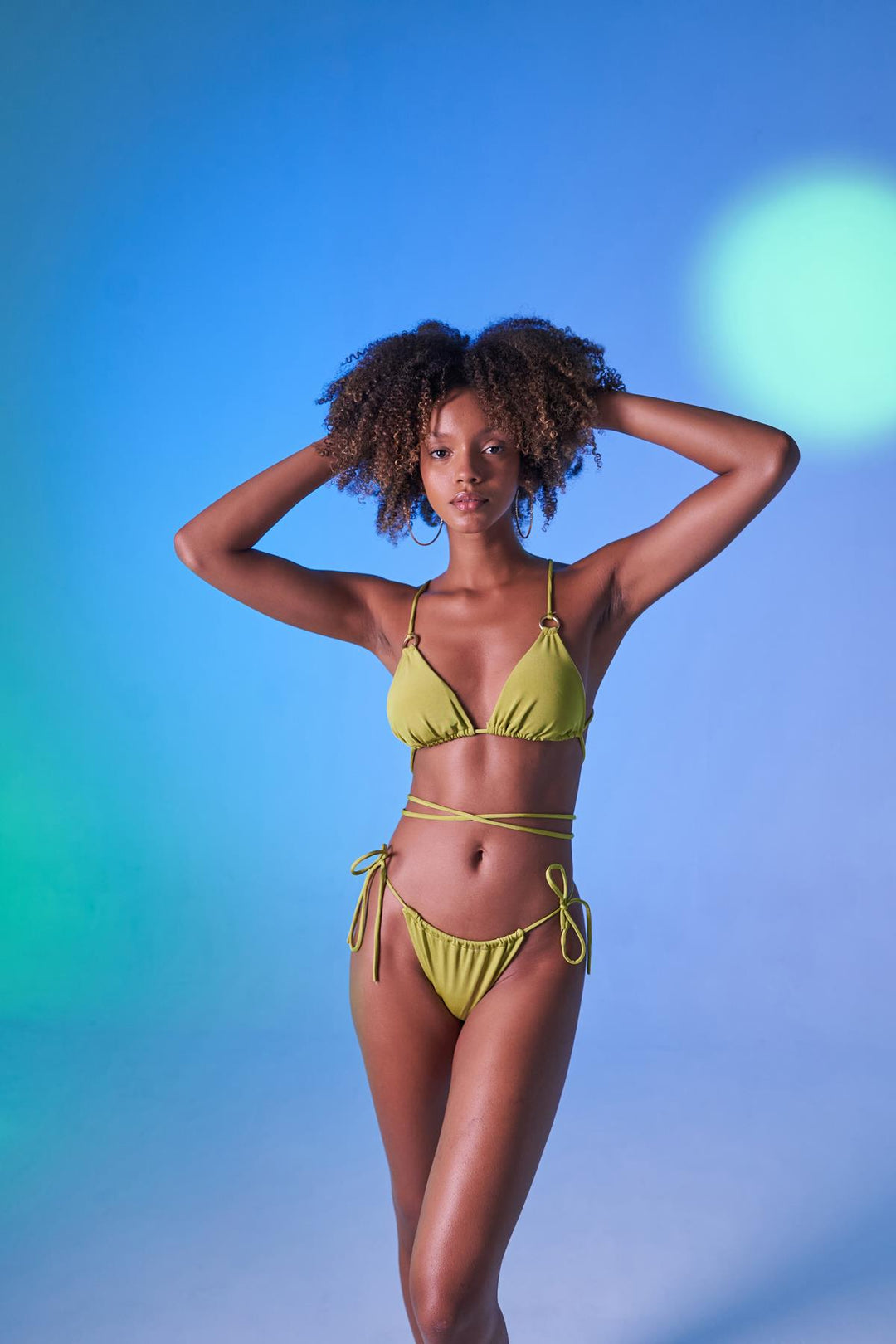 HLLY Women Delphi Bikini Bottom Green - Épinay-sur-Seine
